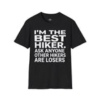 Printify T-Shirt Black / S Trump Hikes - I'm the Best Hiker