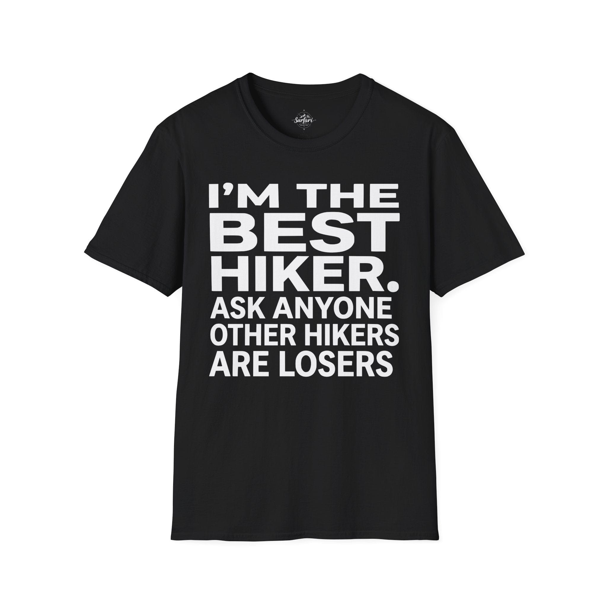 Printify T-Shirt Black / S Trump Hikes - I'm the Best Hiker