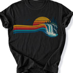 Printify T-Shirt Black / S Waterfall Flow T-Shirt T-Shirt