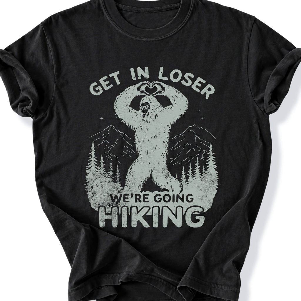 Printify T-Shirt Black / S We're Going Hiking T-Shirt