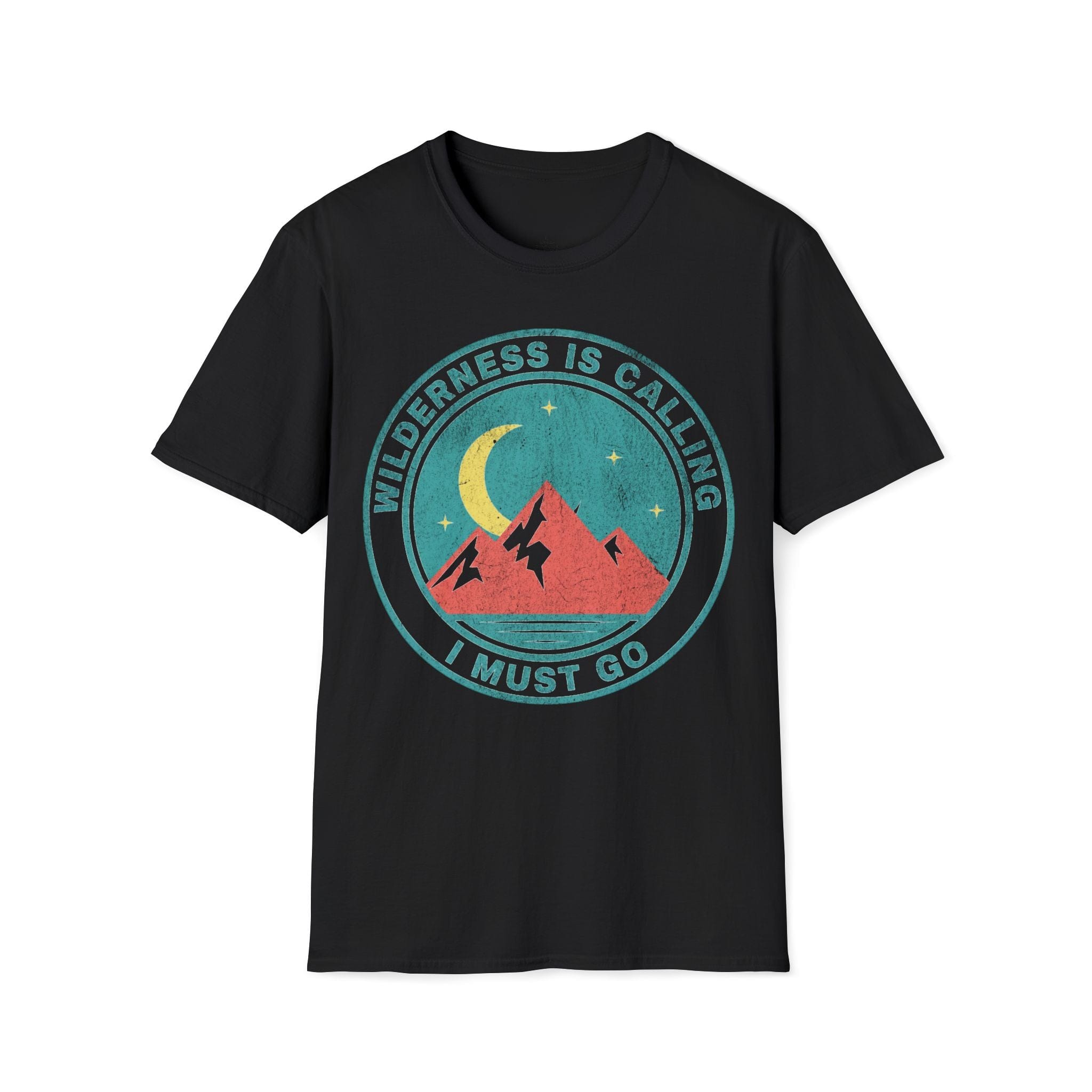 Printify T-Shirt Black / S Wilderness is Calling