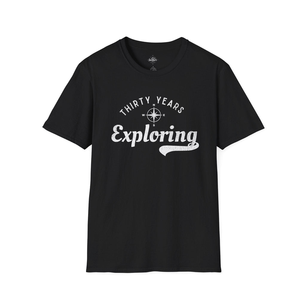 Printify T-Shirt Black / XS 30 Years Exploring