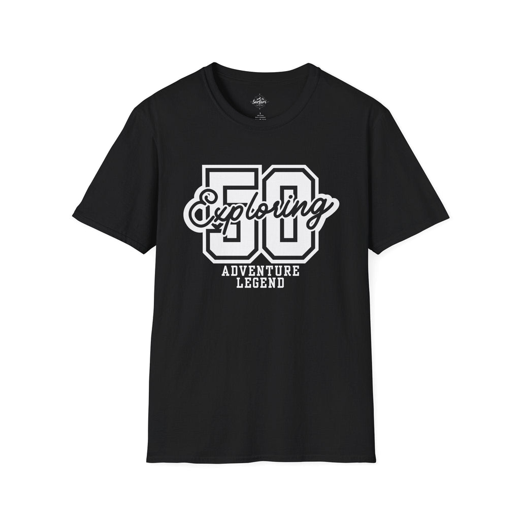 Printify T-Shirt Black / XS 50 Yrs of Adventure