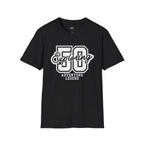 Printify T-Shirt Black / XS 50 Yrs of Adventure