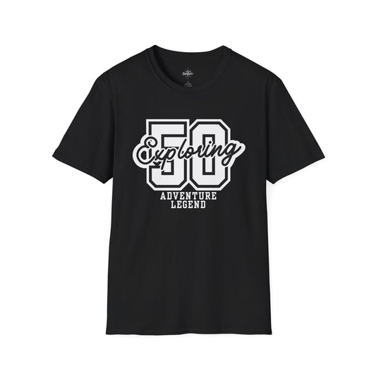 Printify T-Shirt Black / XS 50 Yrs of Adventure