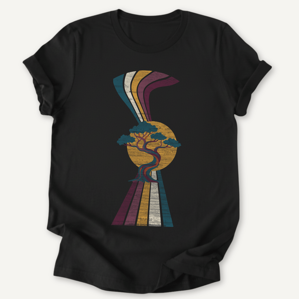 Printify T-Shirt Black / XS Ancient Juniper
