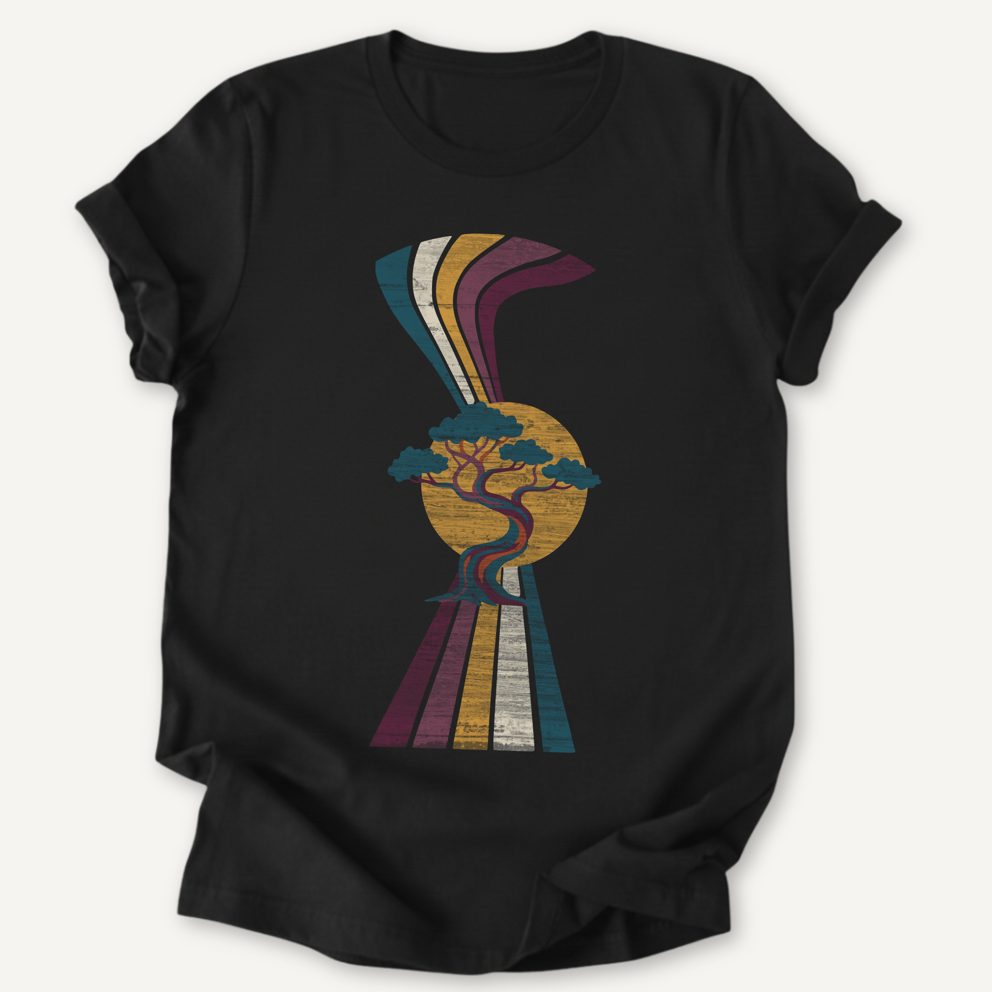 Printify T-Shirt Black / XS Ancient Juniper
