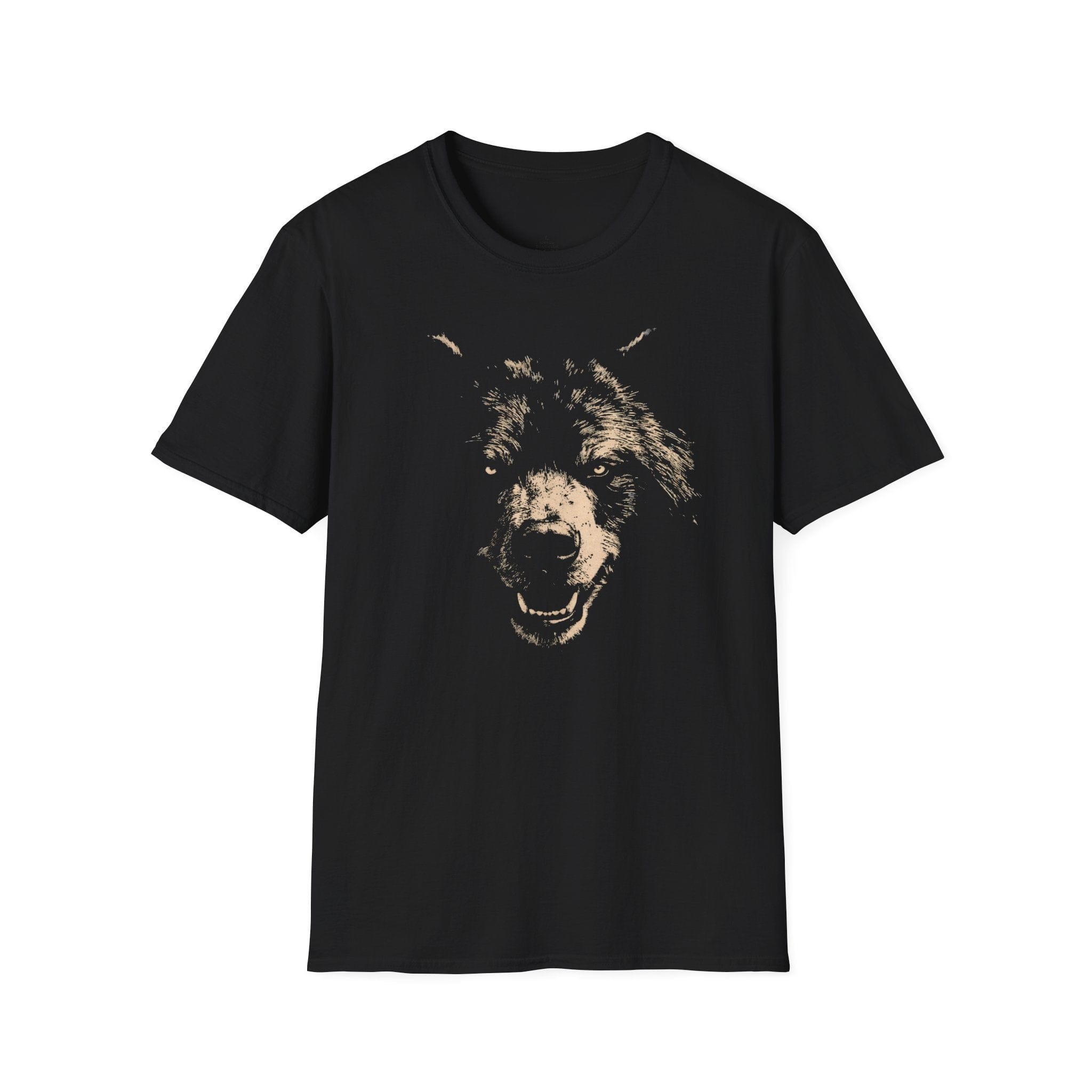 Printify T-Shirt Black / XS Bear Scare