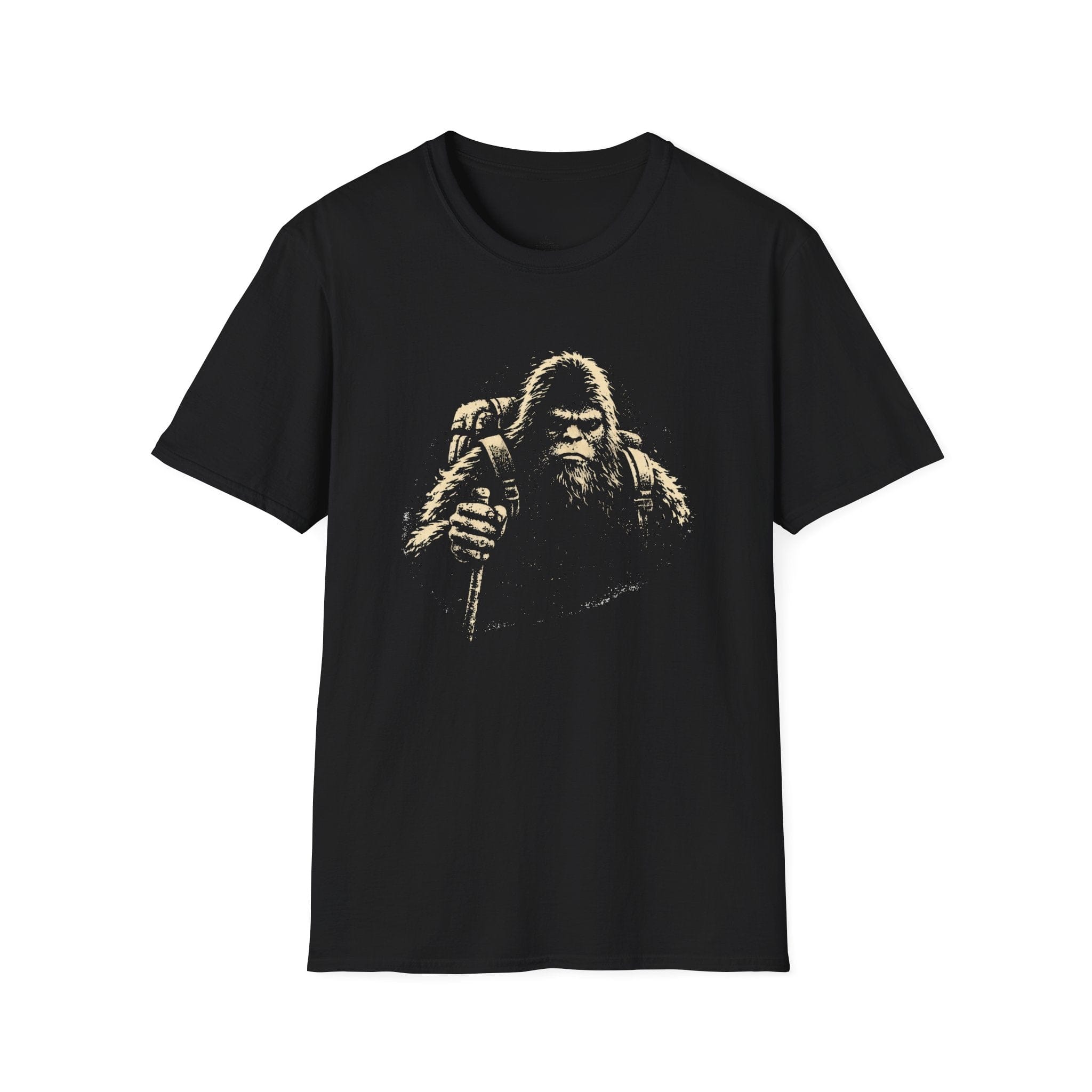 Printify T-Shirt Black / XS Bigfoot Hiking