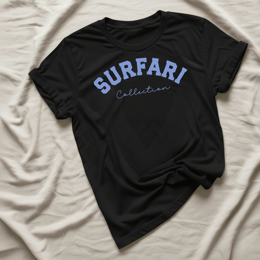 Printify T-Shirt Black / XS Blue Surfari Collection