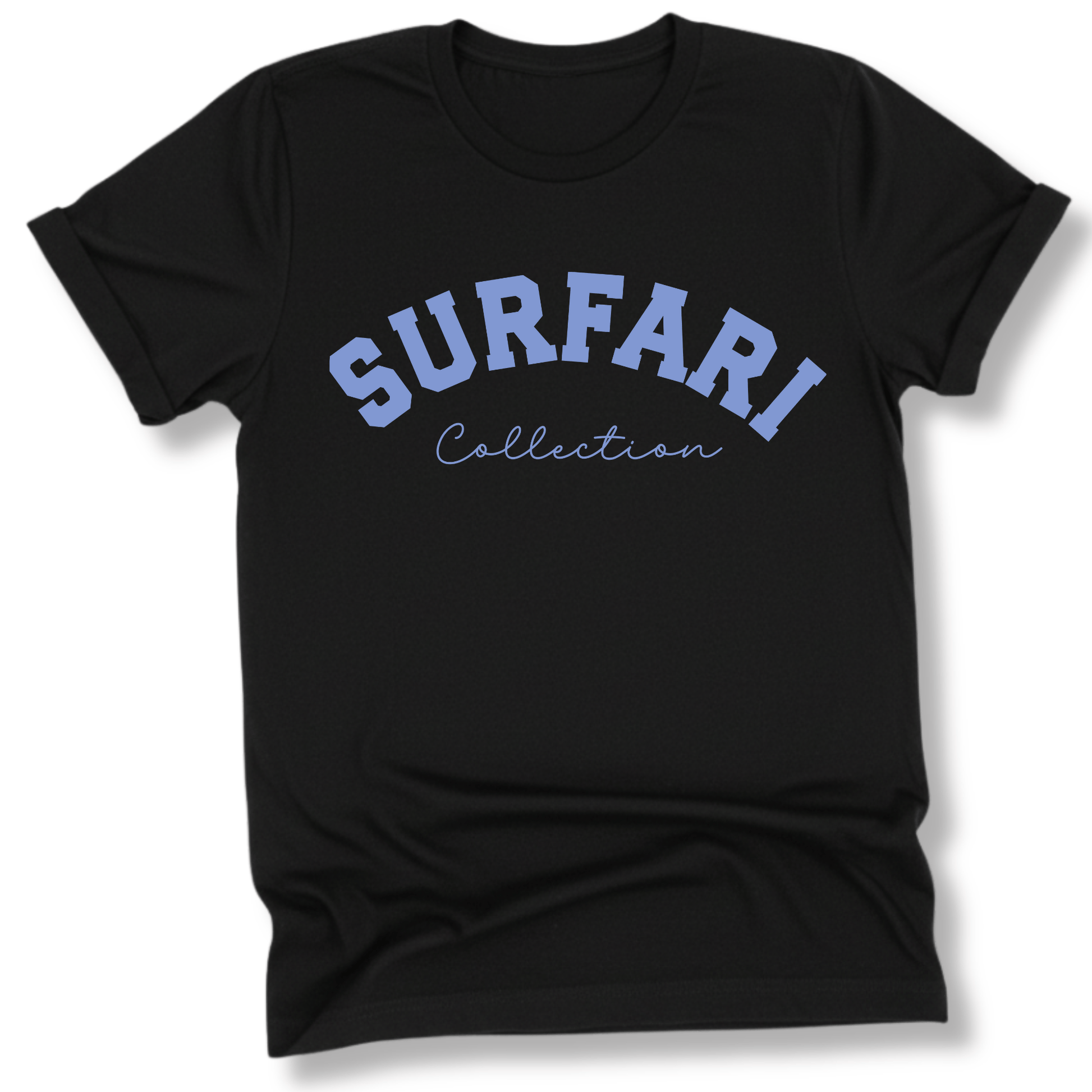 Printify T-Shirt Black / XS Blue Surfari Collection