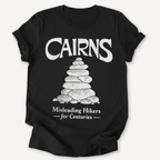 Printify T-Shirt Black / XS Cairns Misleading Hikers for Centuries