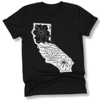 Printify T-Shirt Black / XS California Whale Tail T-Shirt