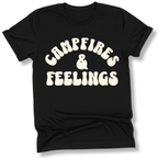 Printify T-Shirt Black / XS Campfires & Feelings