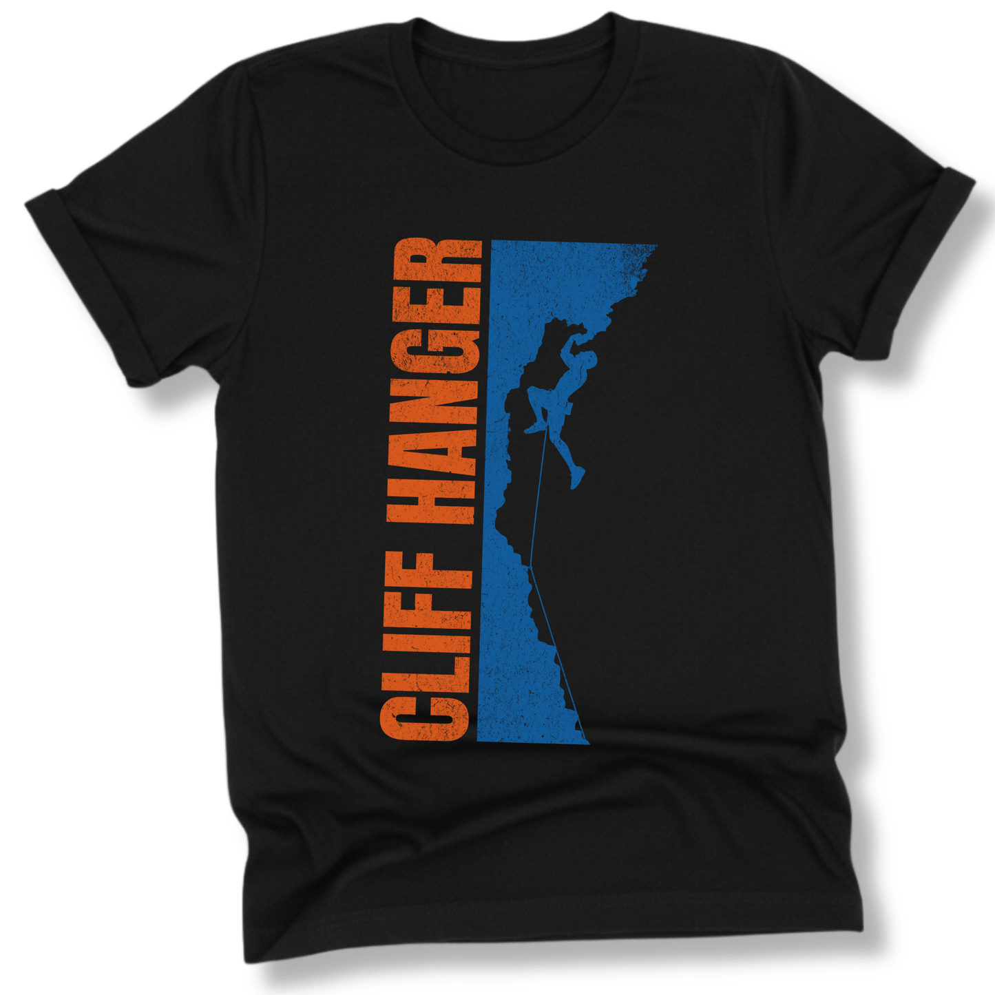 Printify T-Shirt Black / XS Cliff Hanger