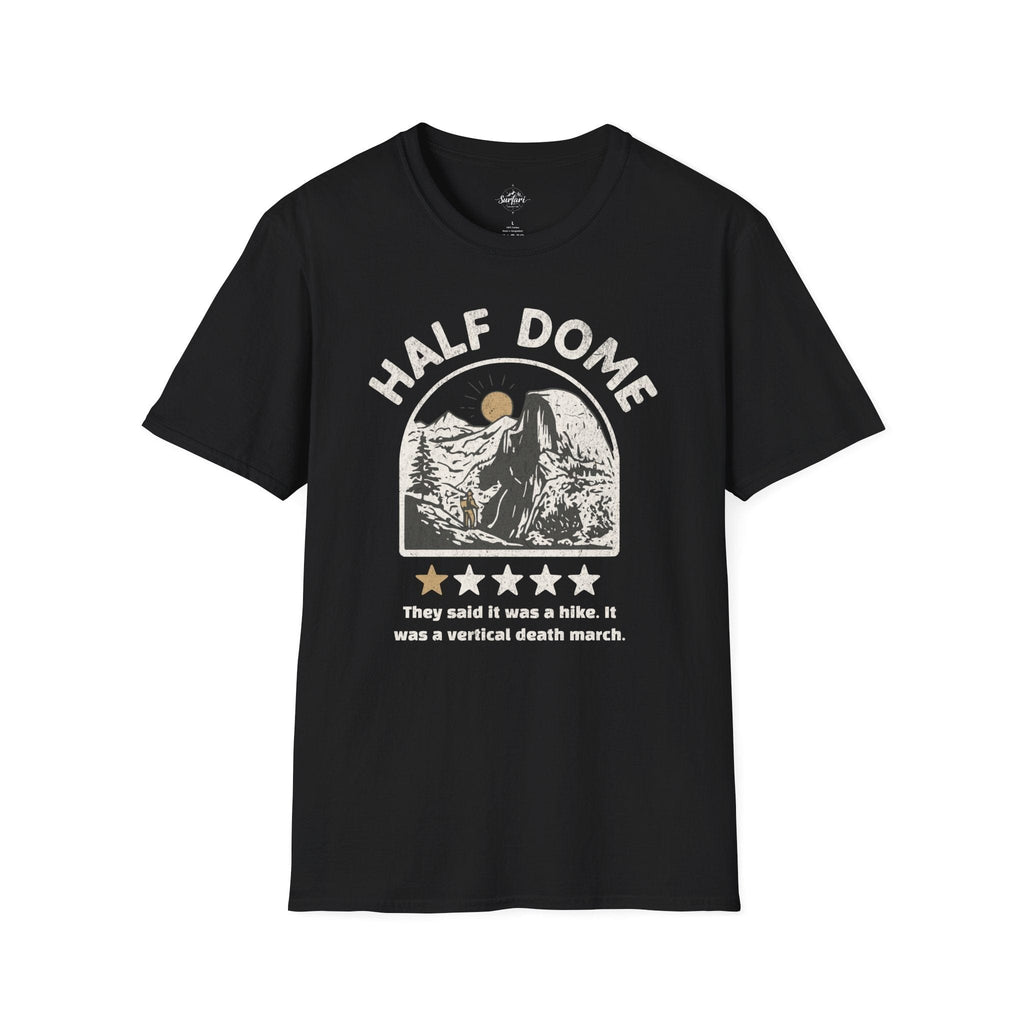 Printify T-Shirt Black / XS Copy of Half Dome One Star Review T-Shirt