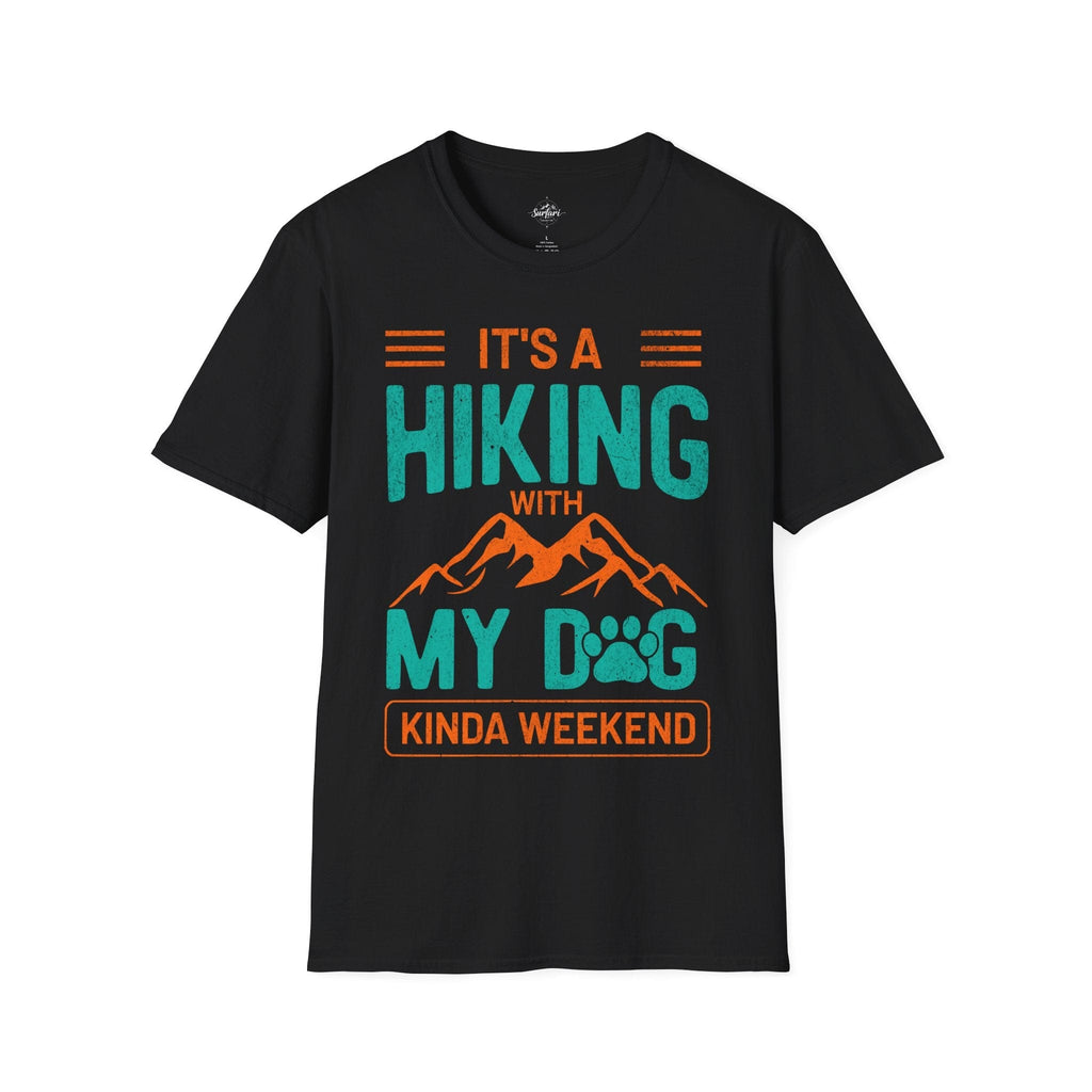 Printify T-Shirt Black / XS Copy of Hiking with my dog