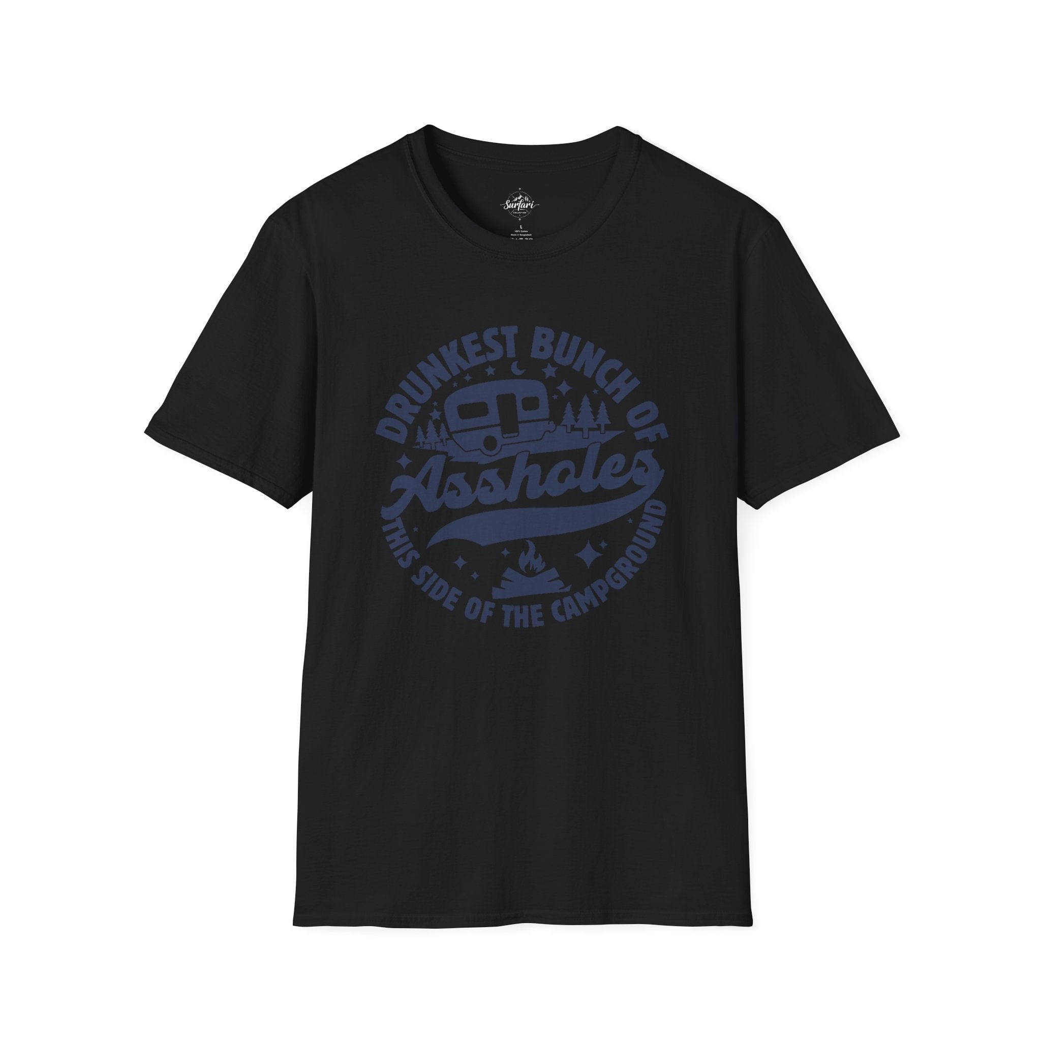 Printify T-Shirt Black / XS Drunkest Bunch of A*holes