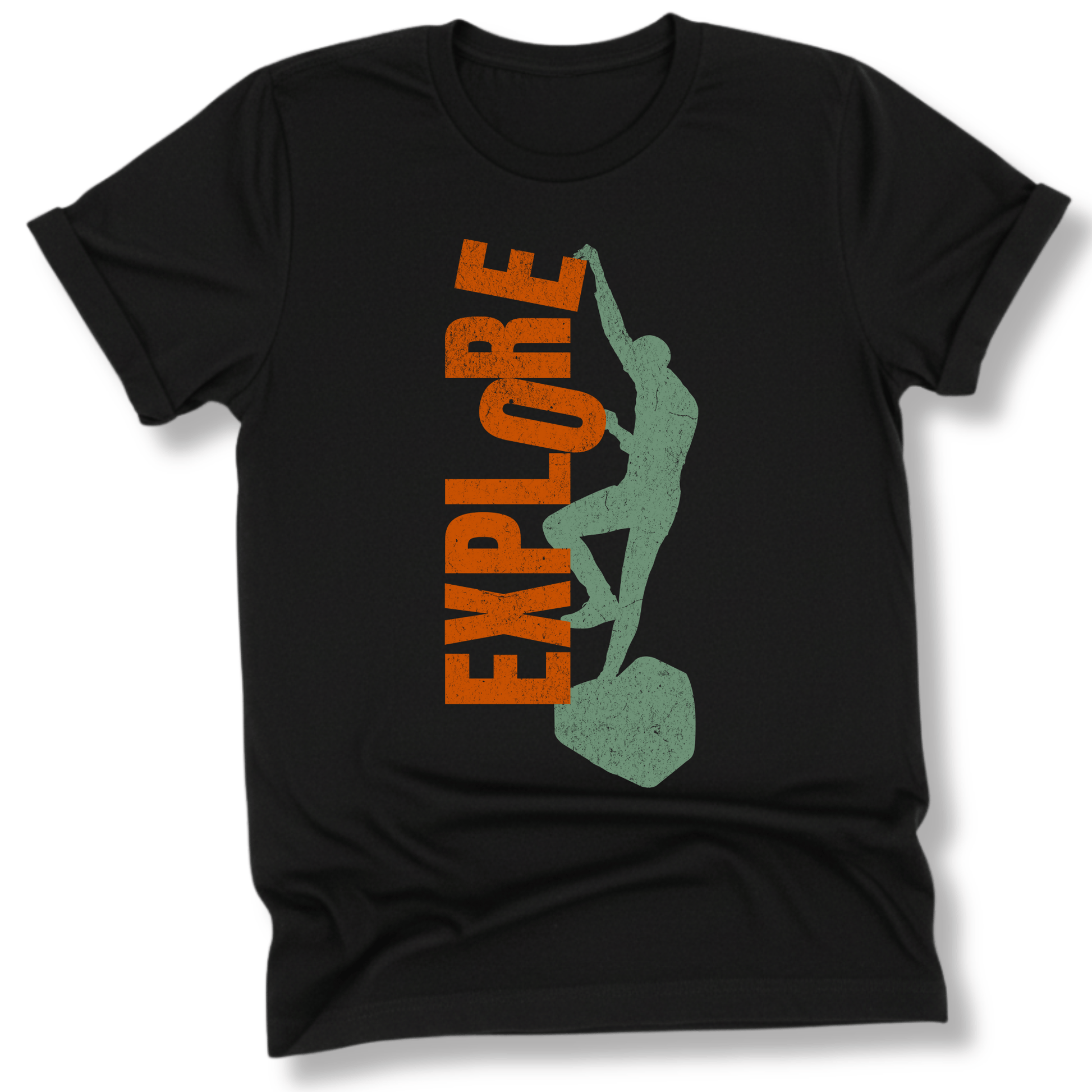 Printify T-Shirt Black / XS Explore More