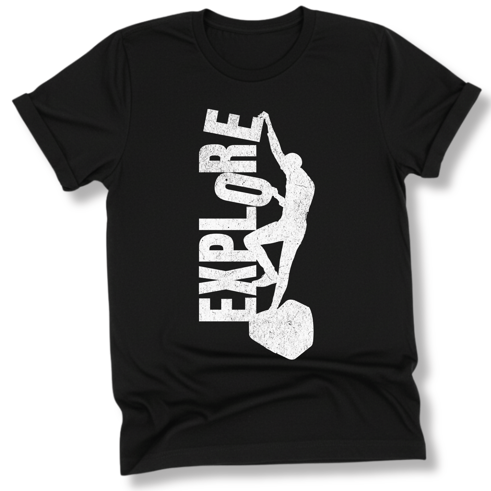 Printify T-Shirt Black / XS Explore More