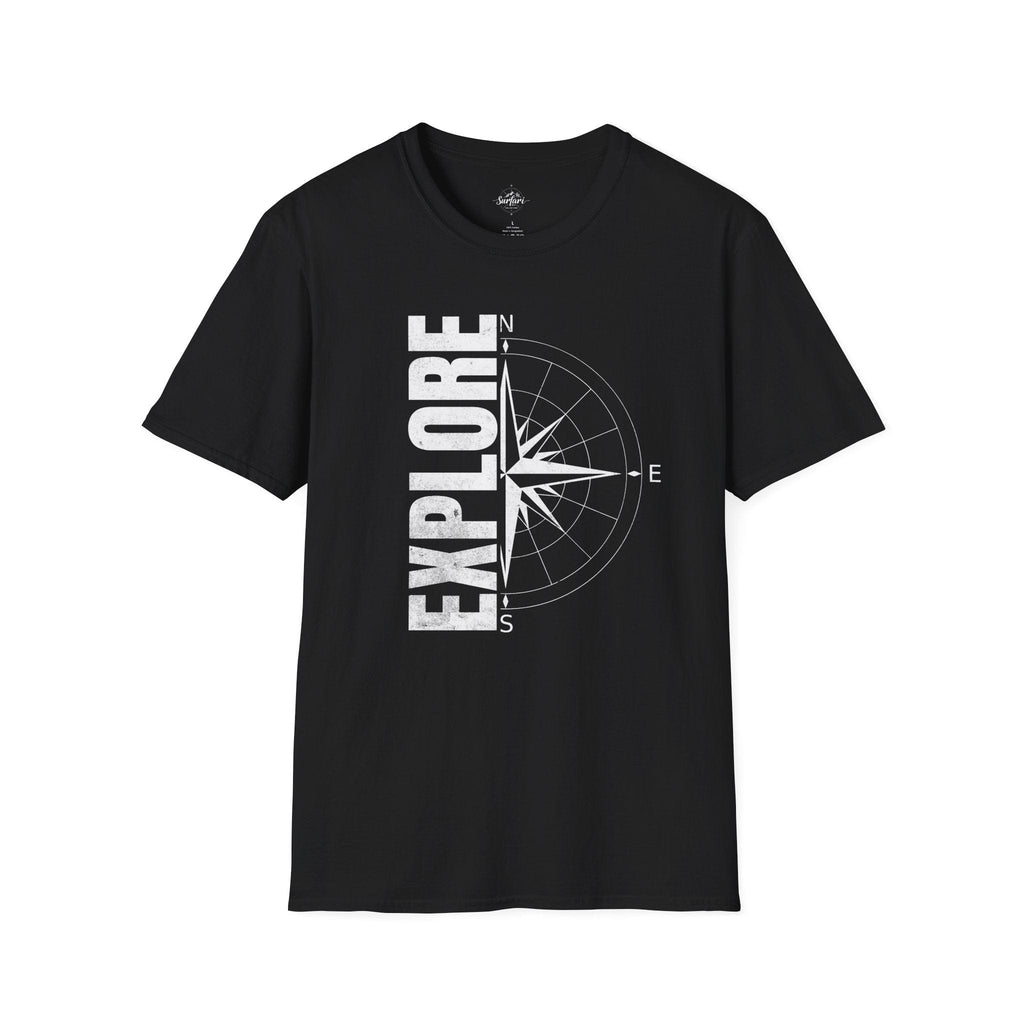 Printify T-Shirt Black / XS Explore the World