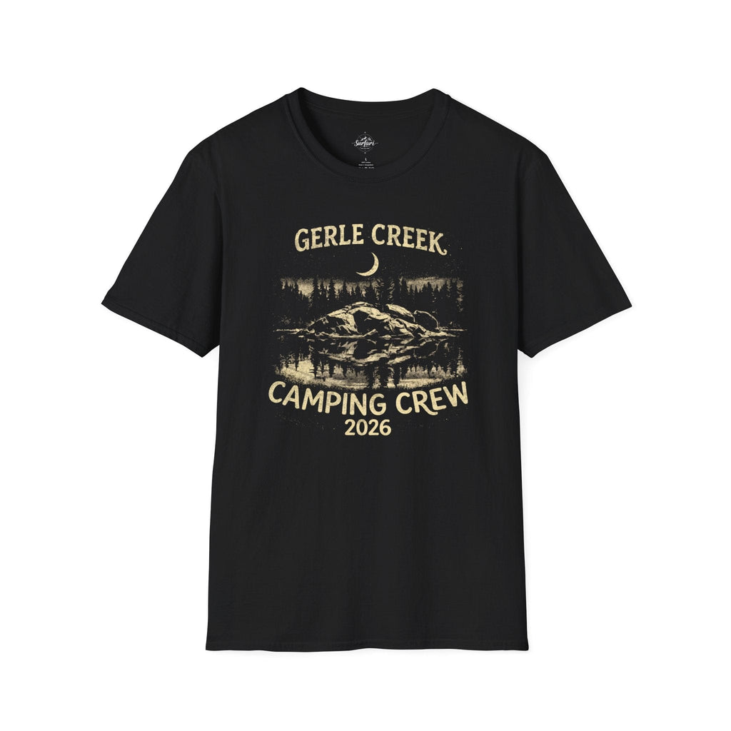 Printify T-Shirt Black / XS Gerle Creek Camping Crew 2026