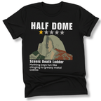 Printify T-Shirt Black / XS Half Dome Scenic Death Ladder