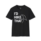 Printify T-Shirt Black / XS I'd Hike That, Half Dome