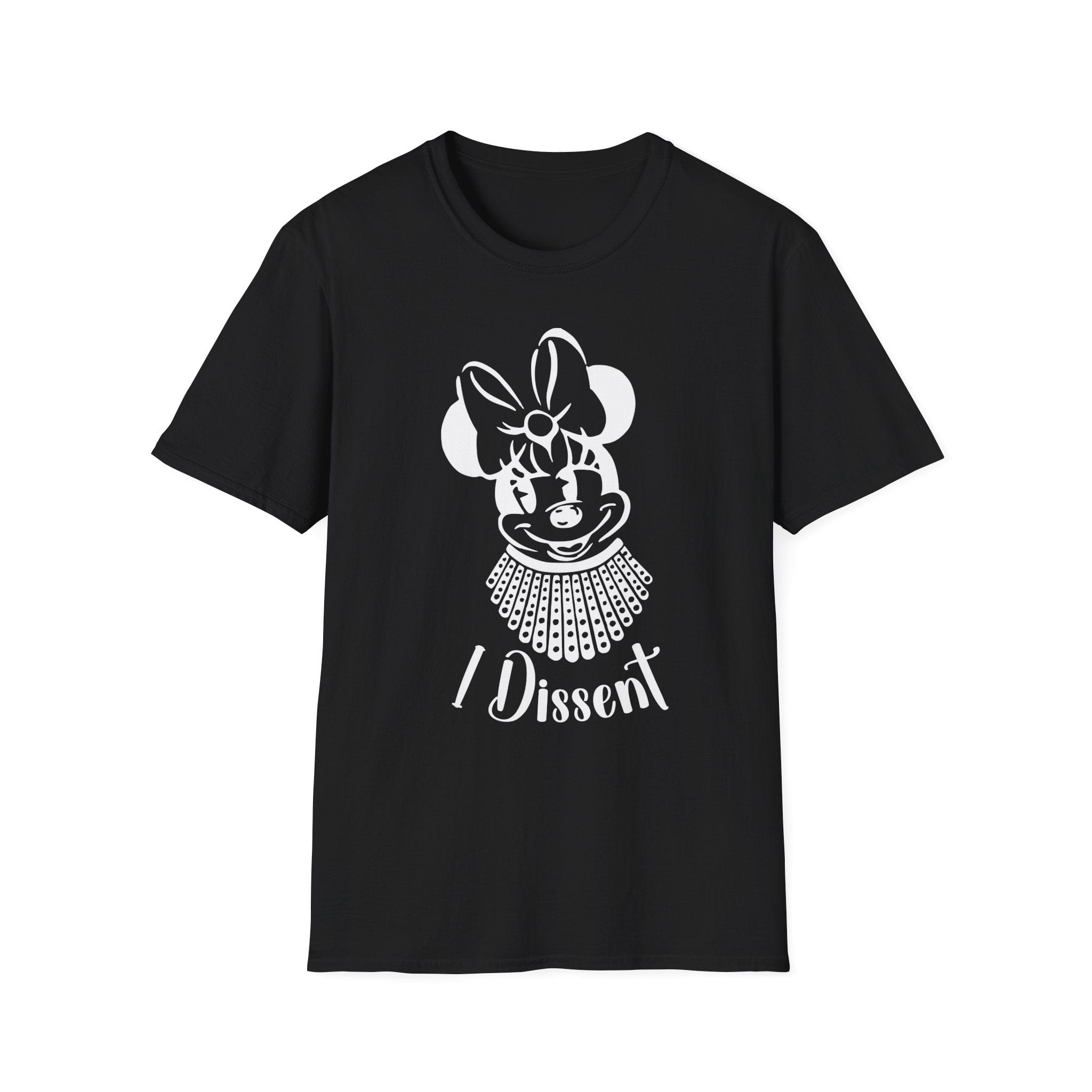 Printify T-Shirt Black / XS I Dissent T‑Shirt — Feminist Minnie Mouse Graphic Tee