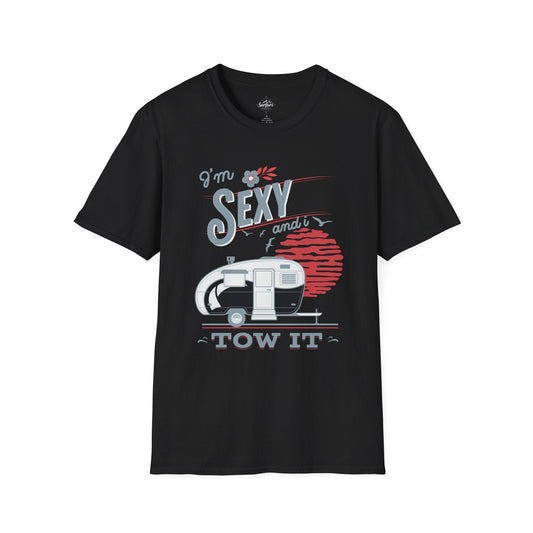 Printify T-Shirt Black / XS I'm Sexy and I Tow it! V2