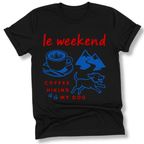 Printify T-Shirt Black / XS Le Weekend T-Shirt