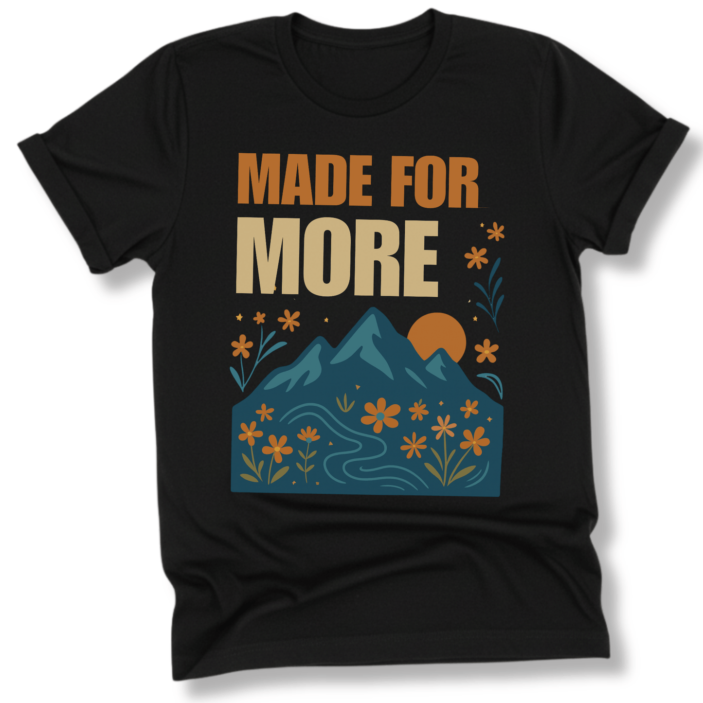 Printify T-Shirt Black / XS Made for More