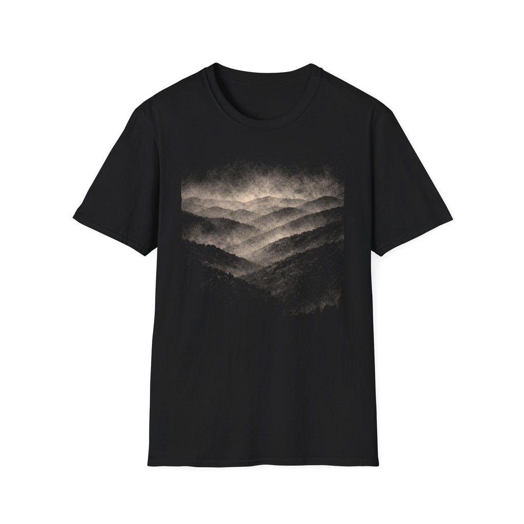 Printify T-Shirt Black / XS Misty Appalachians