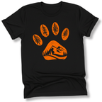 Printify T-Shirt Black / XS Mountain Dog paw print