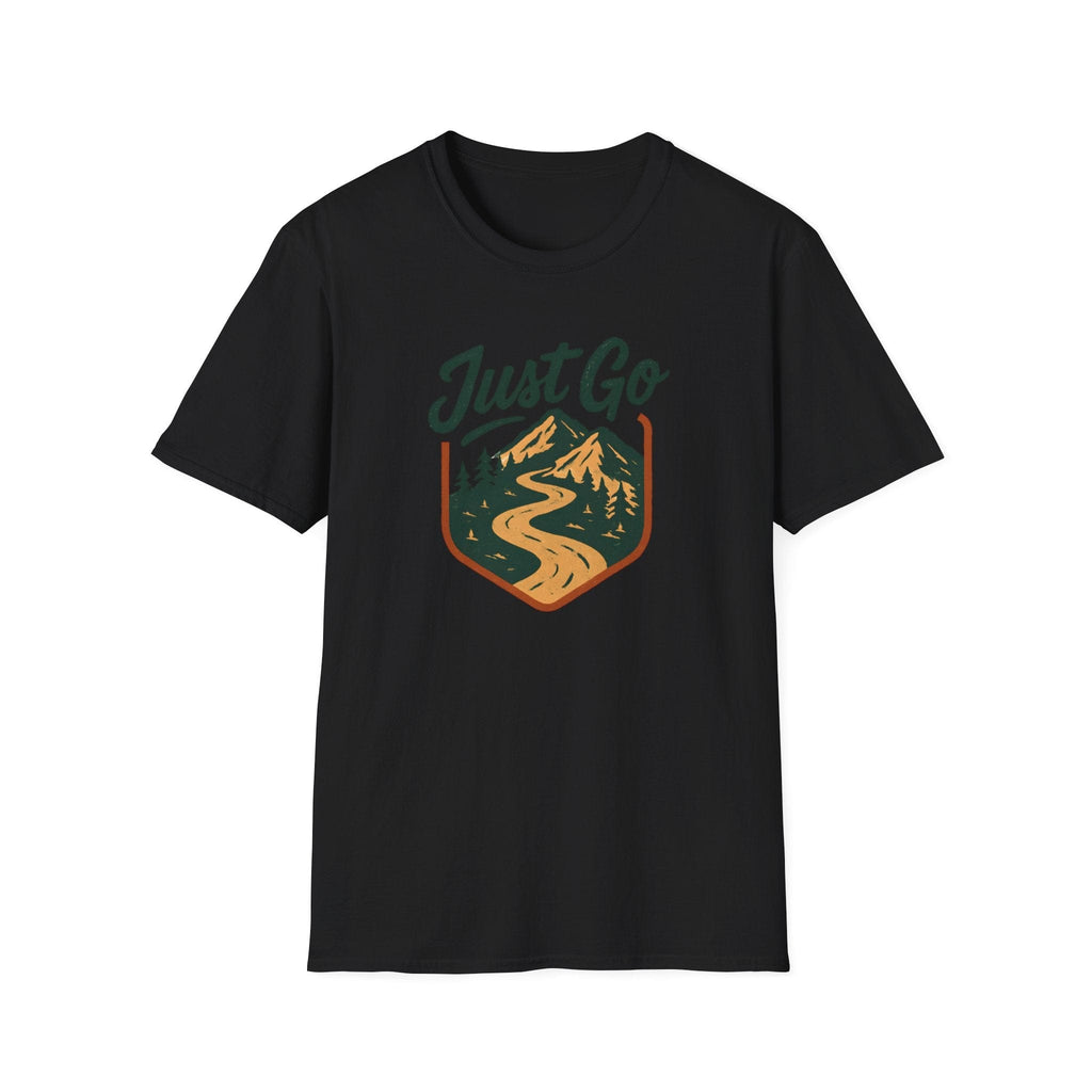 Printify T-Shirt Black / XS Mountain River Logo T-Shirt