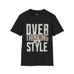 Printify T-Shirt Black / XS Overthinking in Style