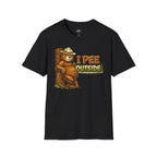 Printify T-Shirt Black / XS Pee Outside
