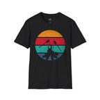 Printify T-Shirt Black / XS Retro Sunset Roasted Marshmallows