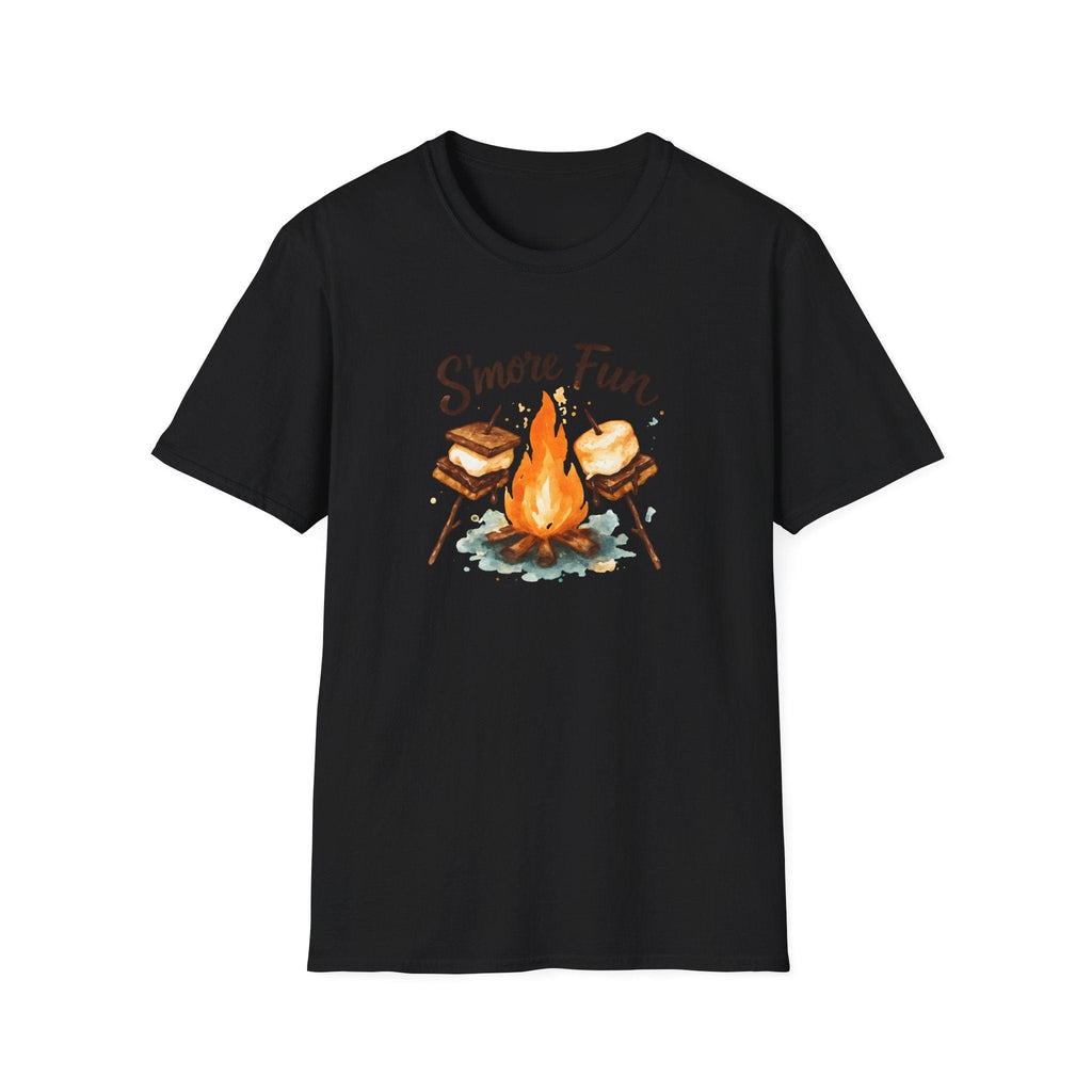 Printify T-Shirt Black / XS S'more Fun Campfire T-Shirt