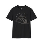 Printify T-Shirt Black / XS Starry Night