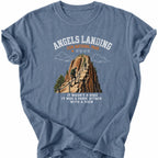 Printify T-Shirt Blue Jean / S 1 star - Angels Landing Panic Attack light shirts