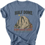 Printify T-Shirt Blue Jean / S 1 star - Half Dome Death Ladder