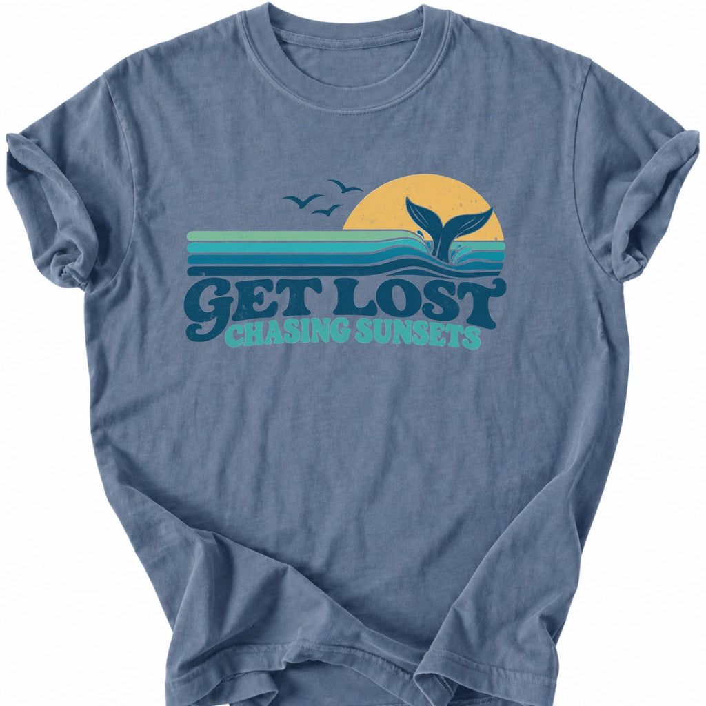 Printify T-Shirt Blue Jean / S Chasing Sunsets T-Shirt
