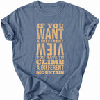 Printify T-Shirt Blue Jean / S Different Mountain T-Shirt