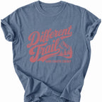 Printify T-Shirt Blue Jean / S Different Trails T-Shirt