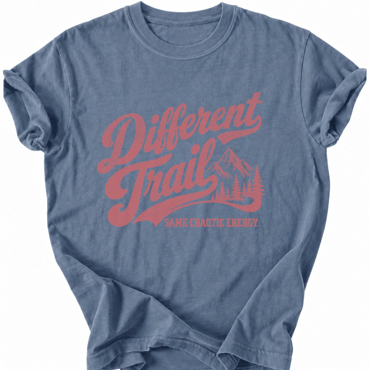 Printify T-Shirt Blue Jean / S Different Trails T-Shirt
