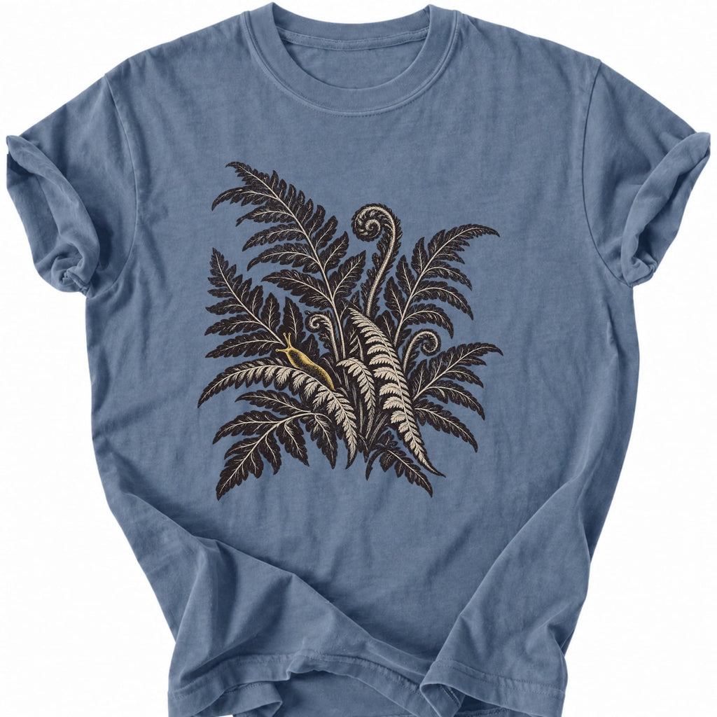 Printify T-Shirt Blue Jean / S Fern & Banana Sluf T-Shir T-Shirt