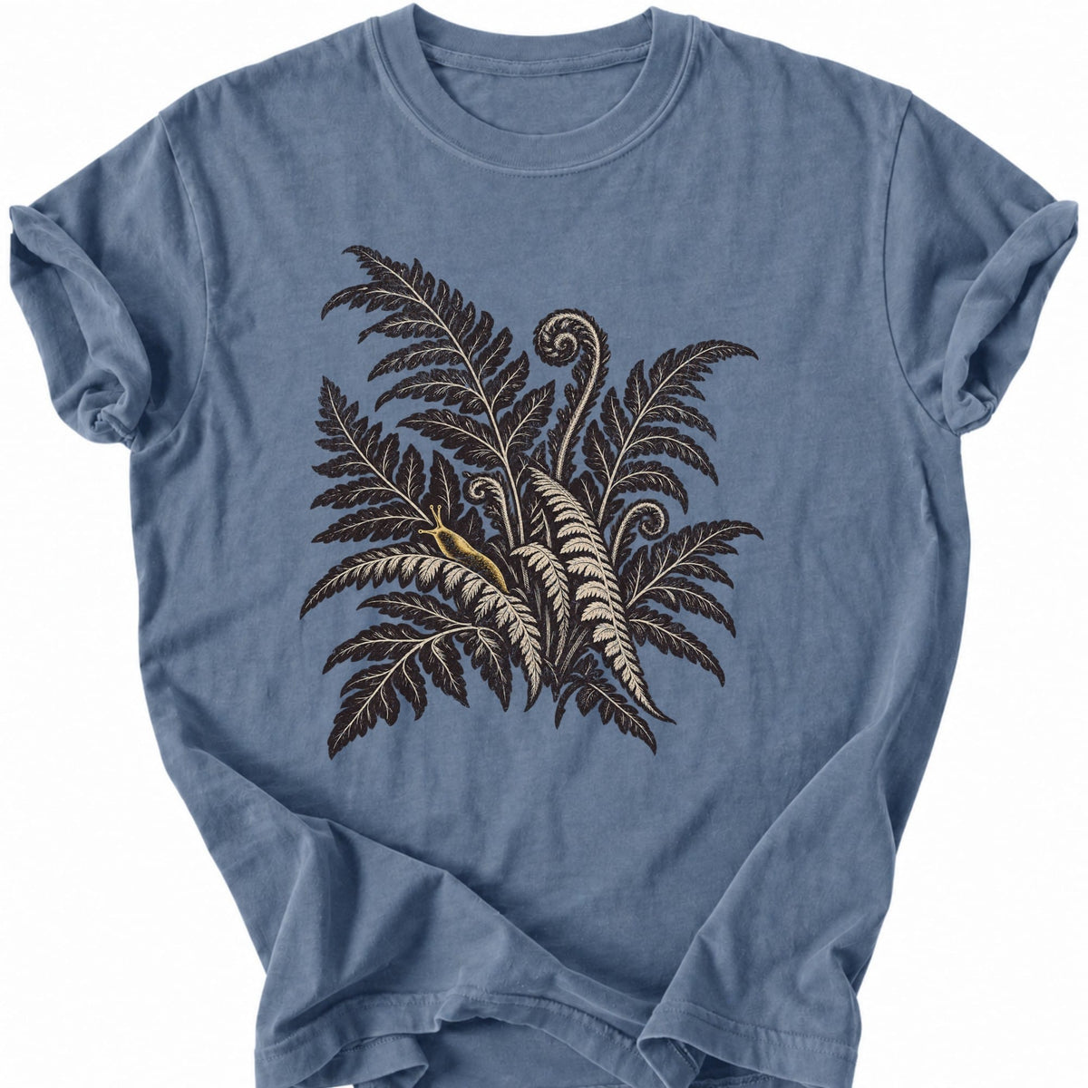 Printify T-Shirt Blue Jean / S Fern & Banana Sluf T-Shir T-Shirt