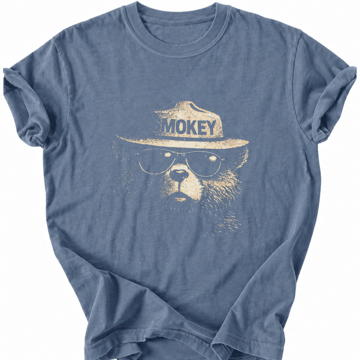 Printify T-Shirt Blue Jean / S Gritty Cute Smokey T-Shirt