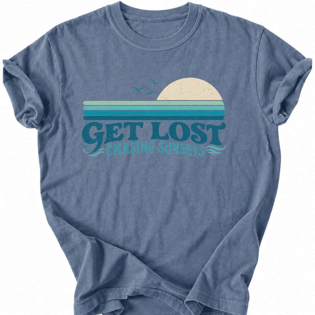 Printify T-Shirt Blue Jean / S Lost In Sunsets T-Shirt